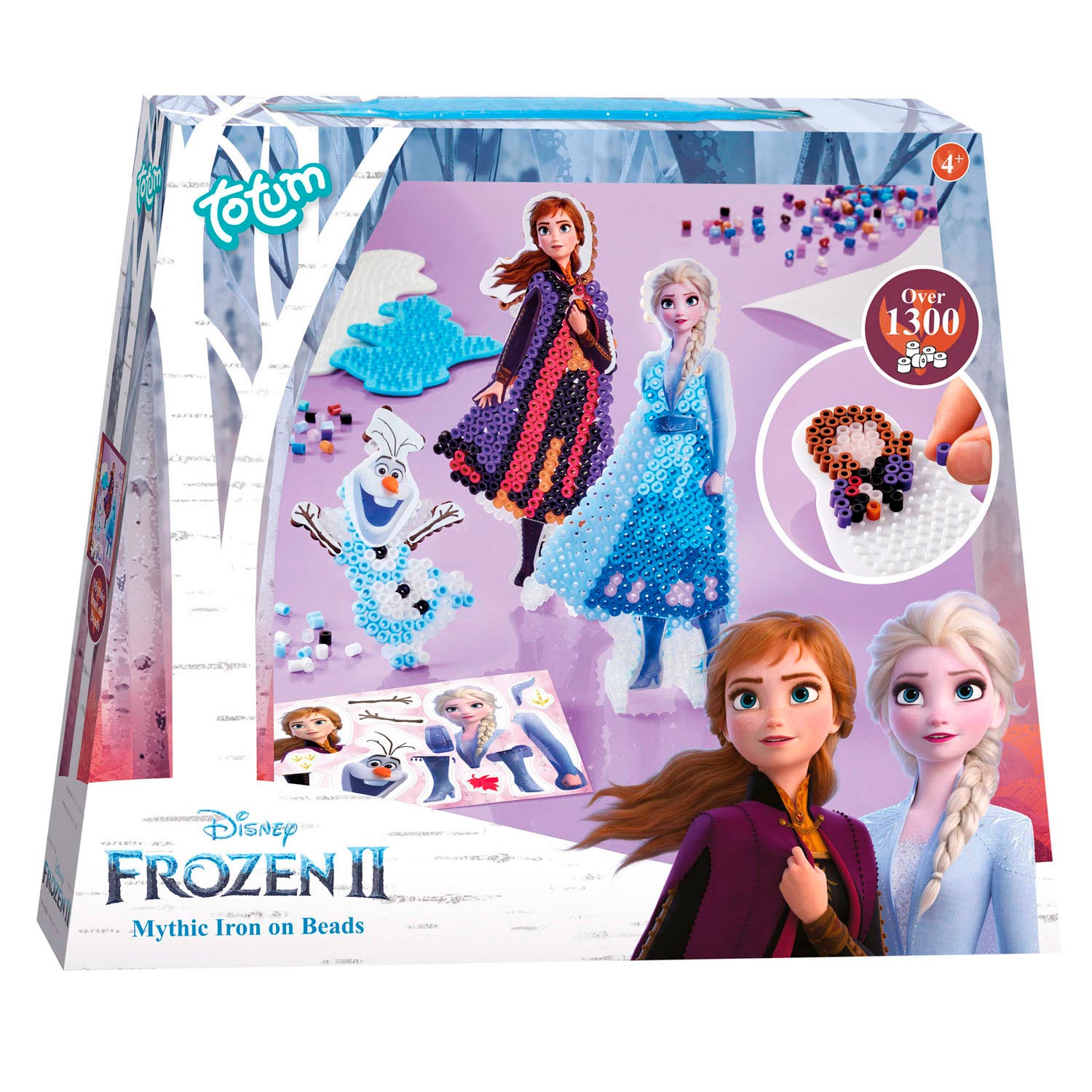 methaan Mangel vacht Totum Disney Frozen 2 - Iron-on bead set | Thimble Toys