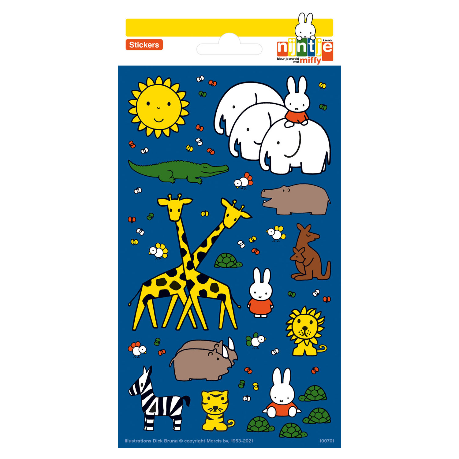 Sticker sheet Miffy Farm