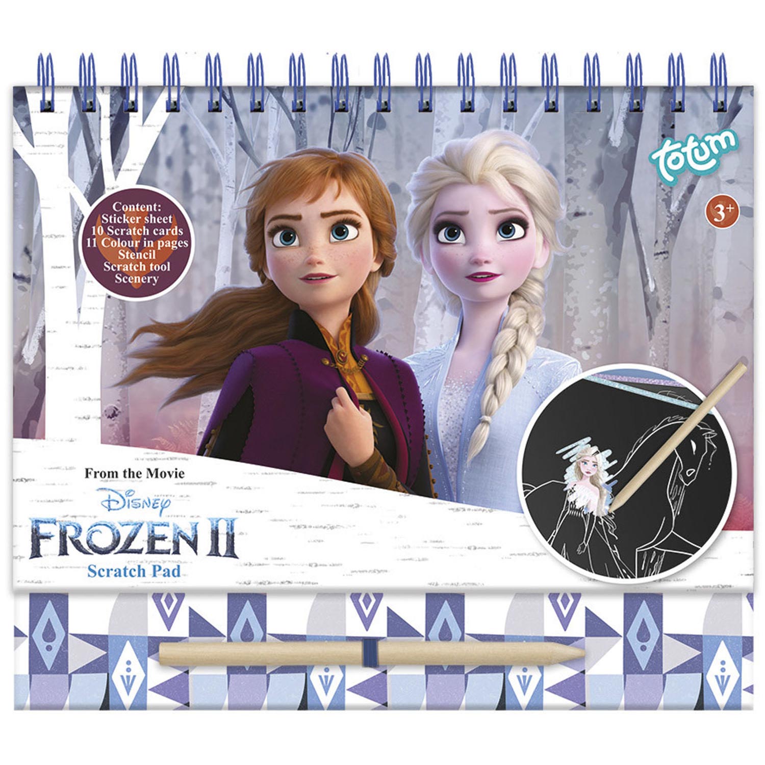 omvang Coördineren residentie Totum Disney Frozen - Scratchbook | Thimble Toys