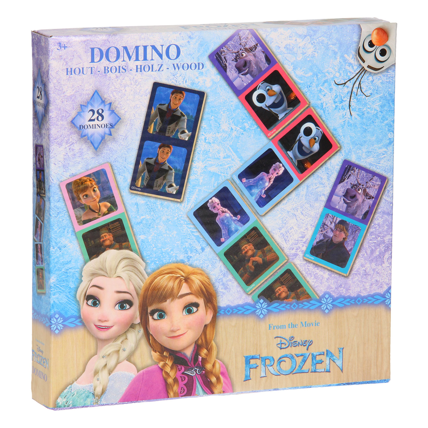 Disney Frozen Wooden Dominos Official Family Summer Fun Puzzle Game Girls Boys 