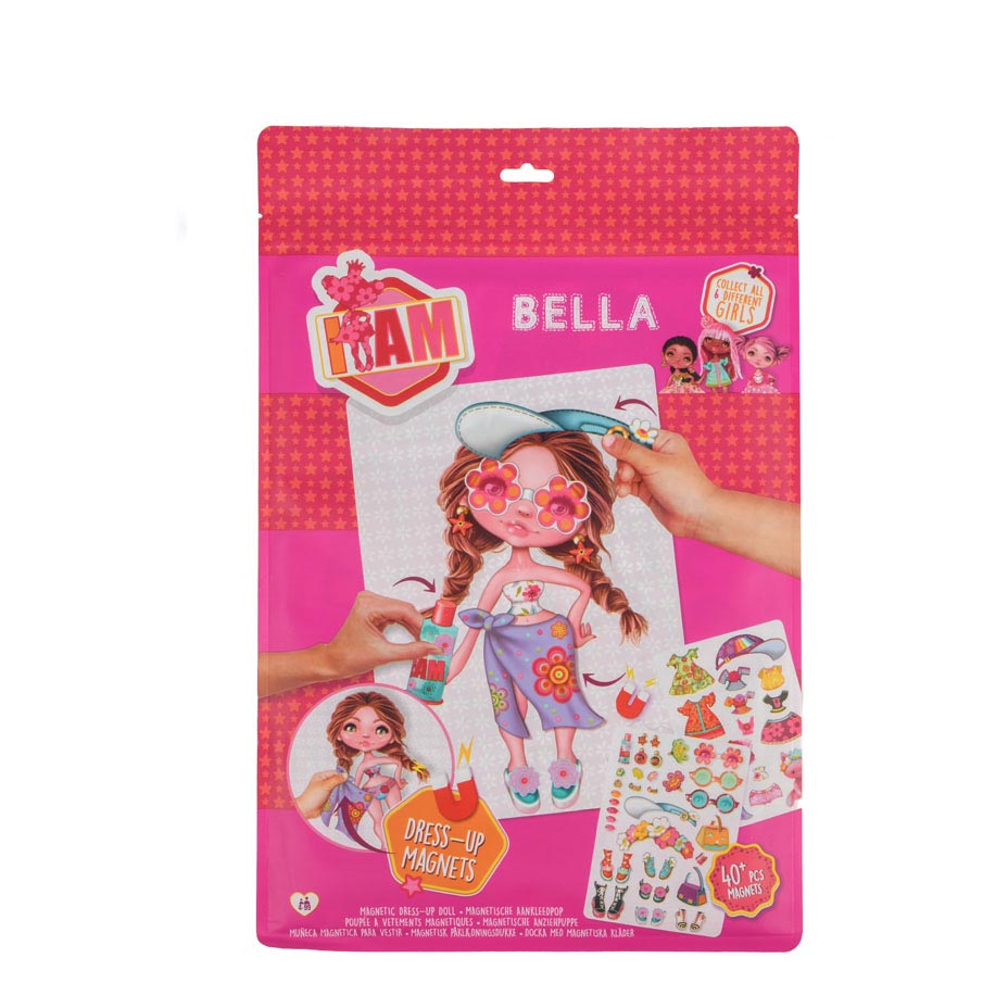 I Am Magnetic Dress Up Doll Bella | Thimble Toys