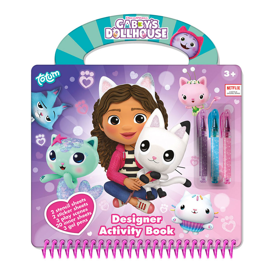 Gabby's Dollhouse Deluxe Activity Set, Coloring & Stickers, Baby & Toys
