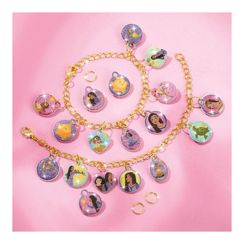 Disney Wish - Make Glitter Bracelets with Charms