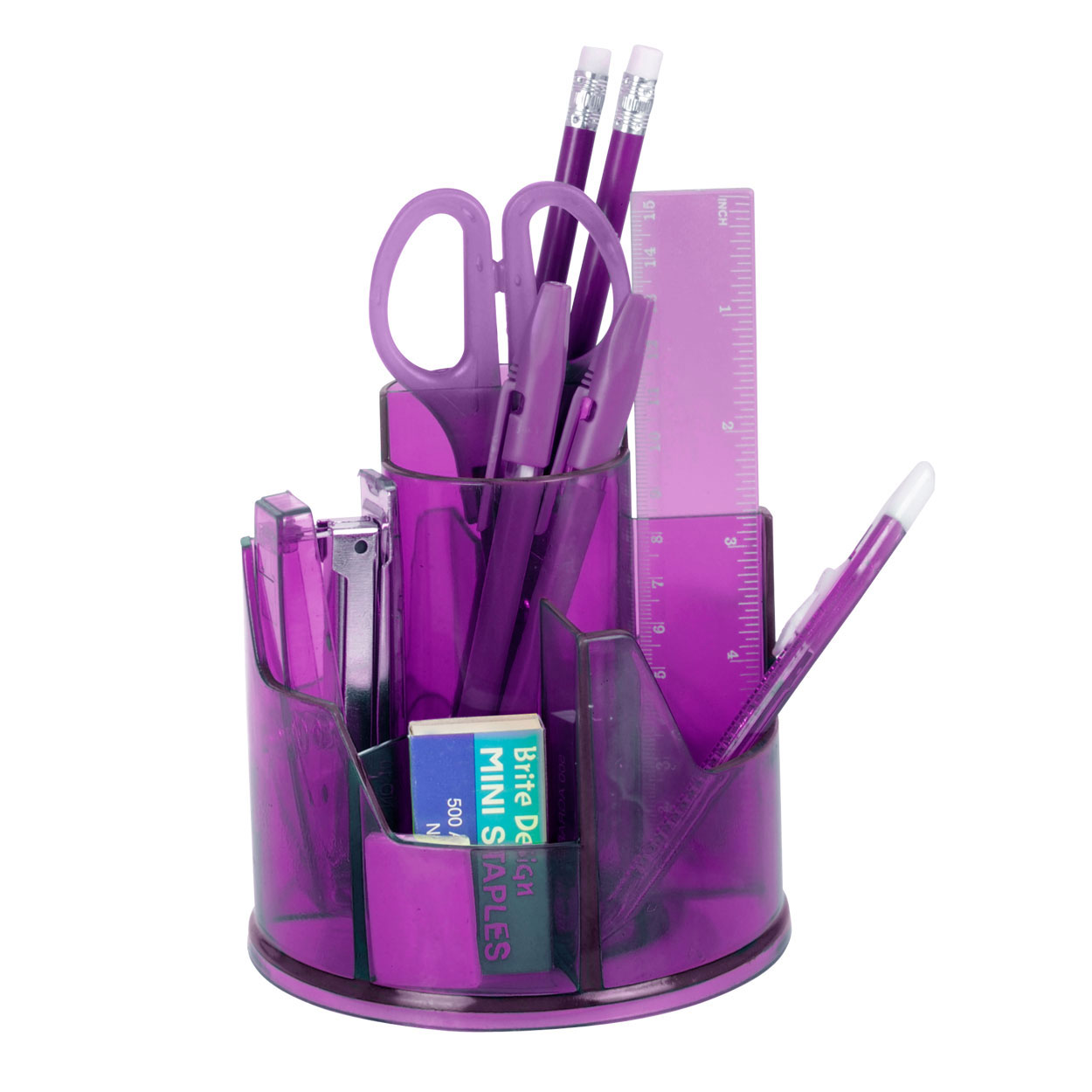 Purple Desk Set