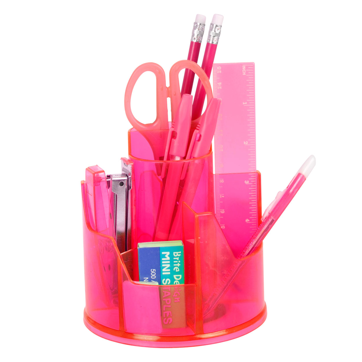 Vermaken Tub naar voren gebracht Pink desk set, 13dlg. | Thimble Toys