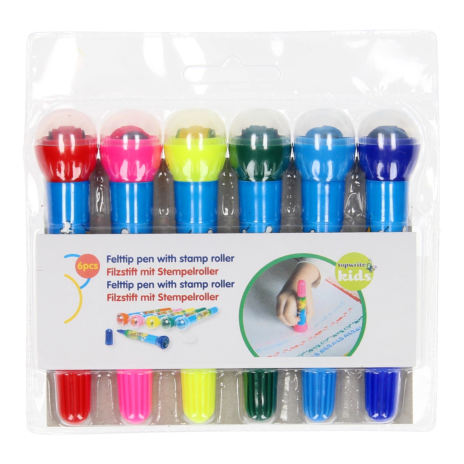 Roll of Stamp Markers, 6pcs.
