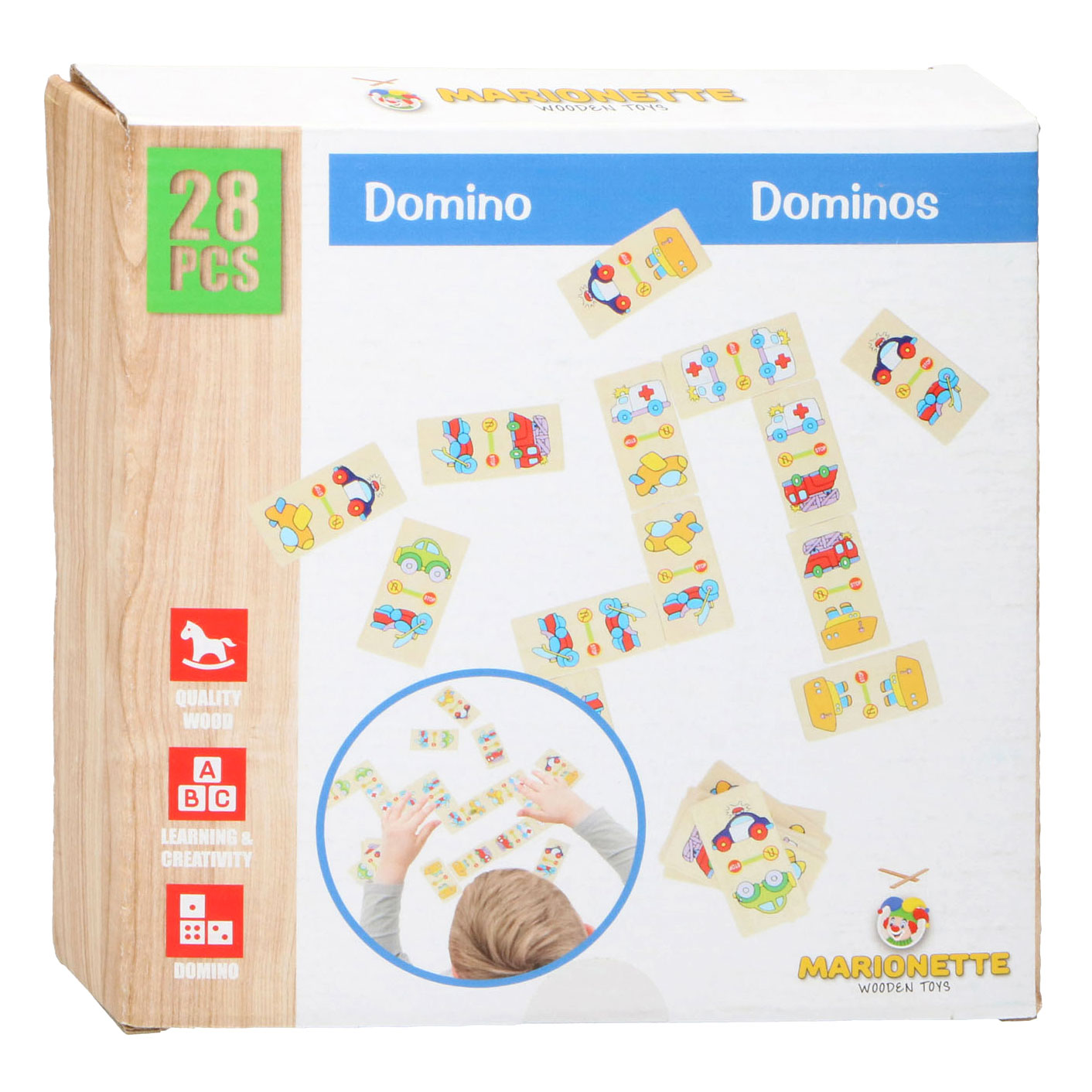 Domino Wood, 28 pcs. | Thimble Toys
