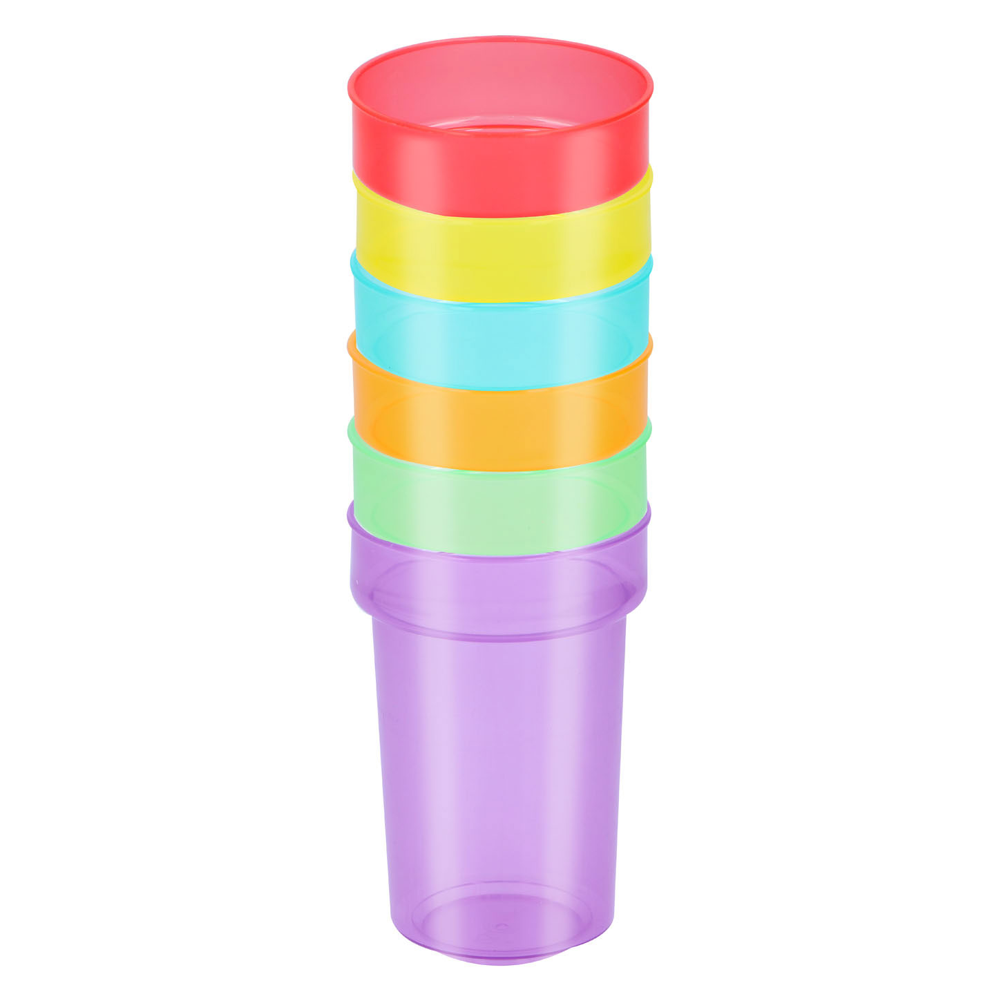 Vrijwillig schuur over het algemeen Plastic Drinking Cup with Straw 387ml, 6pcs. | Thimble Toys