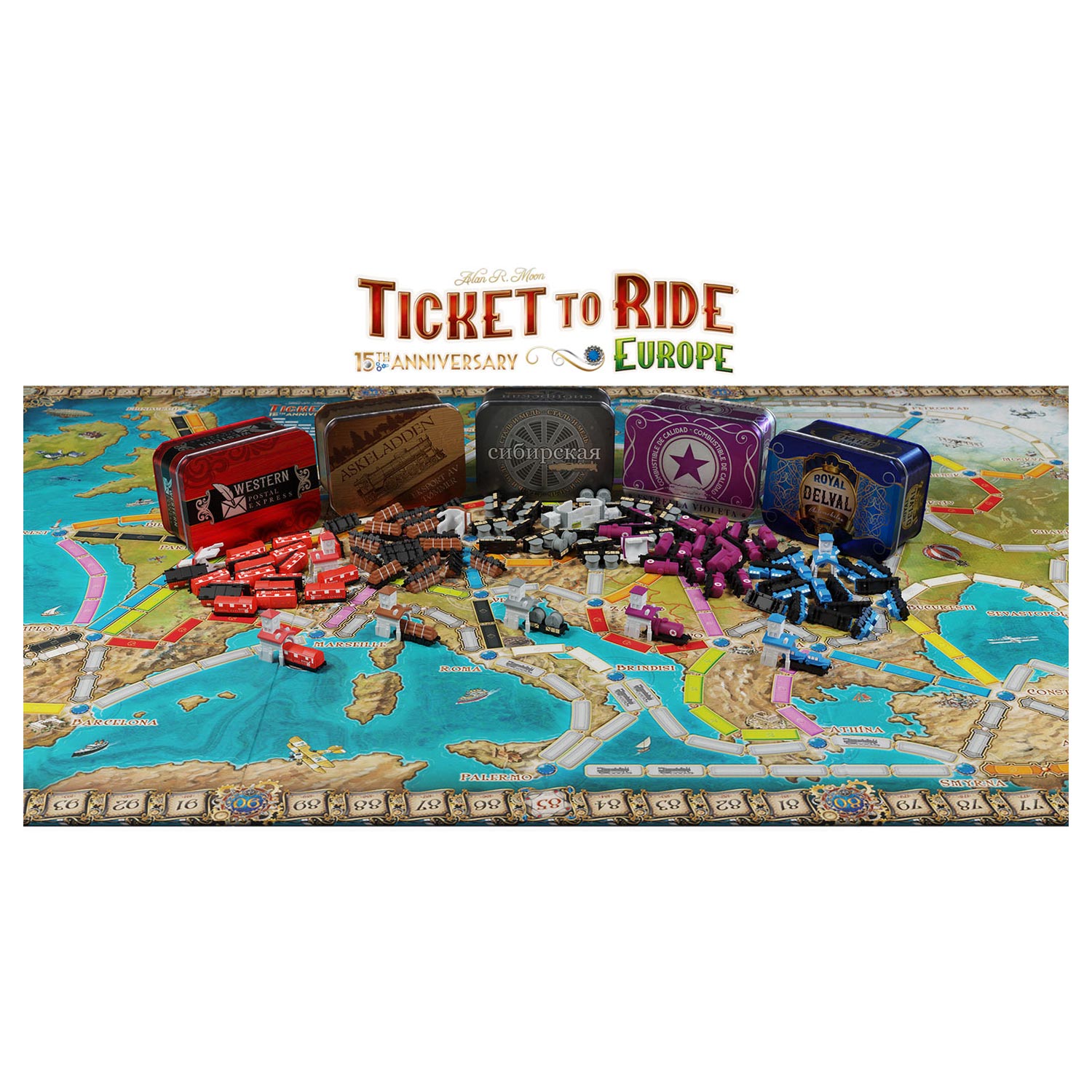 15th anniversary edition of Ticket to Ride: Europe coming this