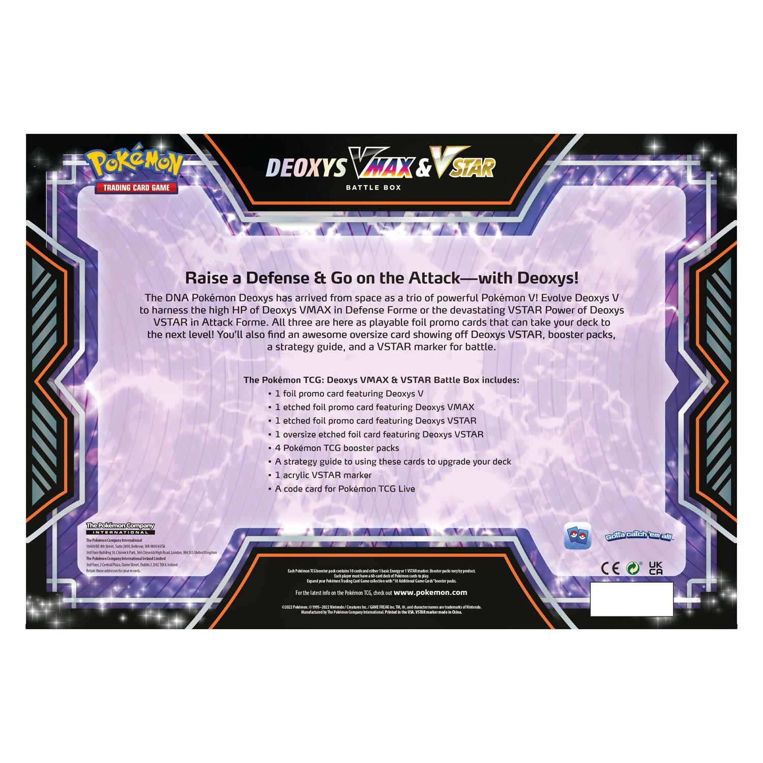 Pokemon trading card game Blister Trading Card Game Deoxys Vmax And Zeraora  Vmax Pokémon English