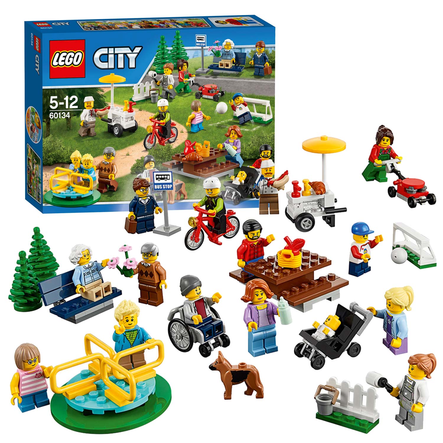 Rend En trofast massefylde LEGO City 60134 fun in the Park-Personenset | Thimble Toys