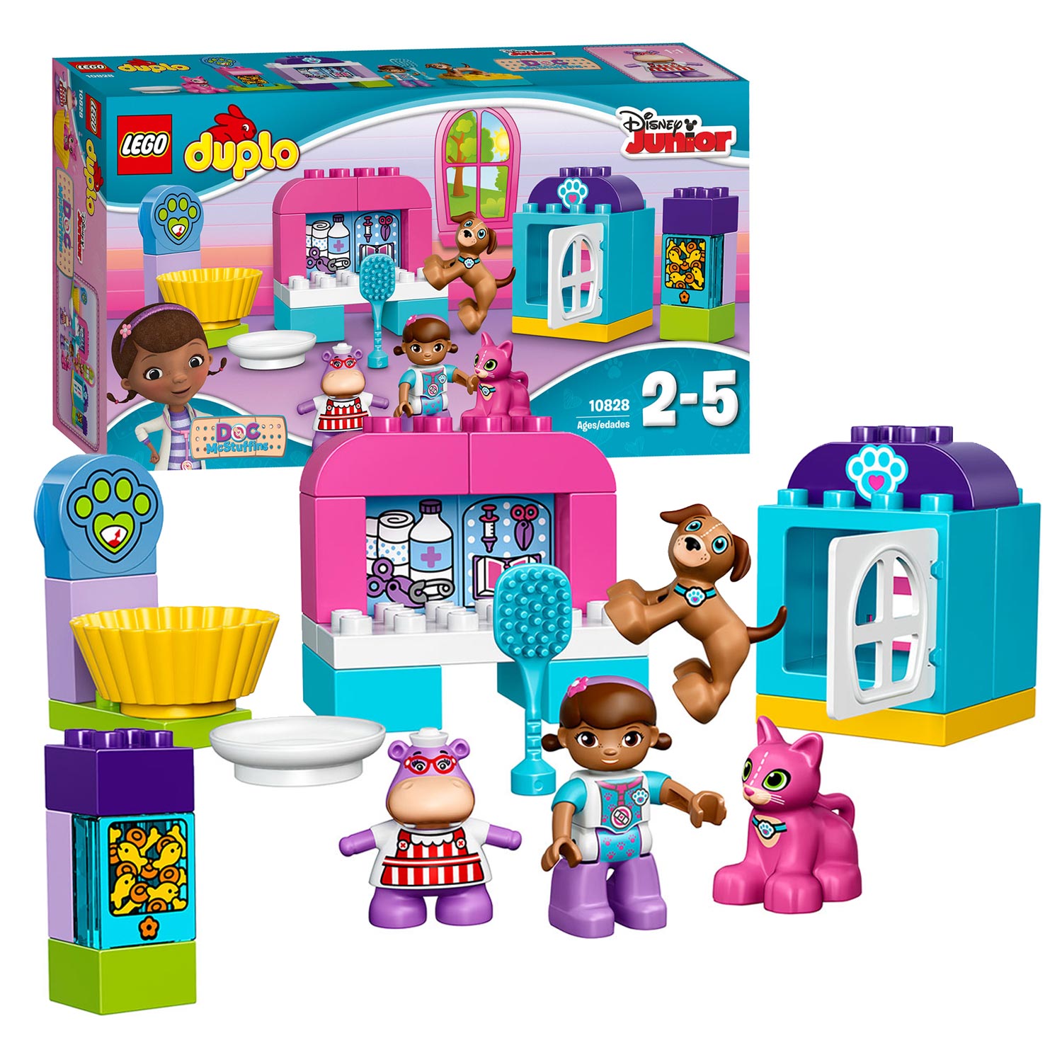 verdwijnen Waarschijnlijk Stoffig LEGO DUPLO 10828 De Speelgoeddokter Huisdierenkliniek | Thimble Toys