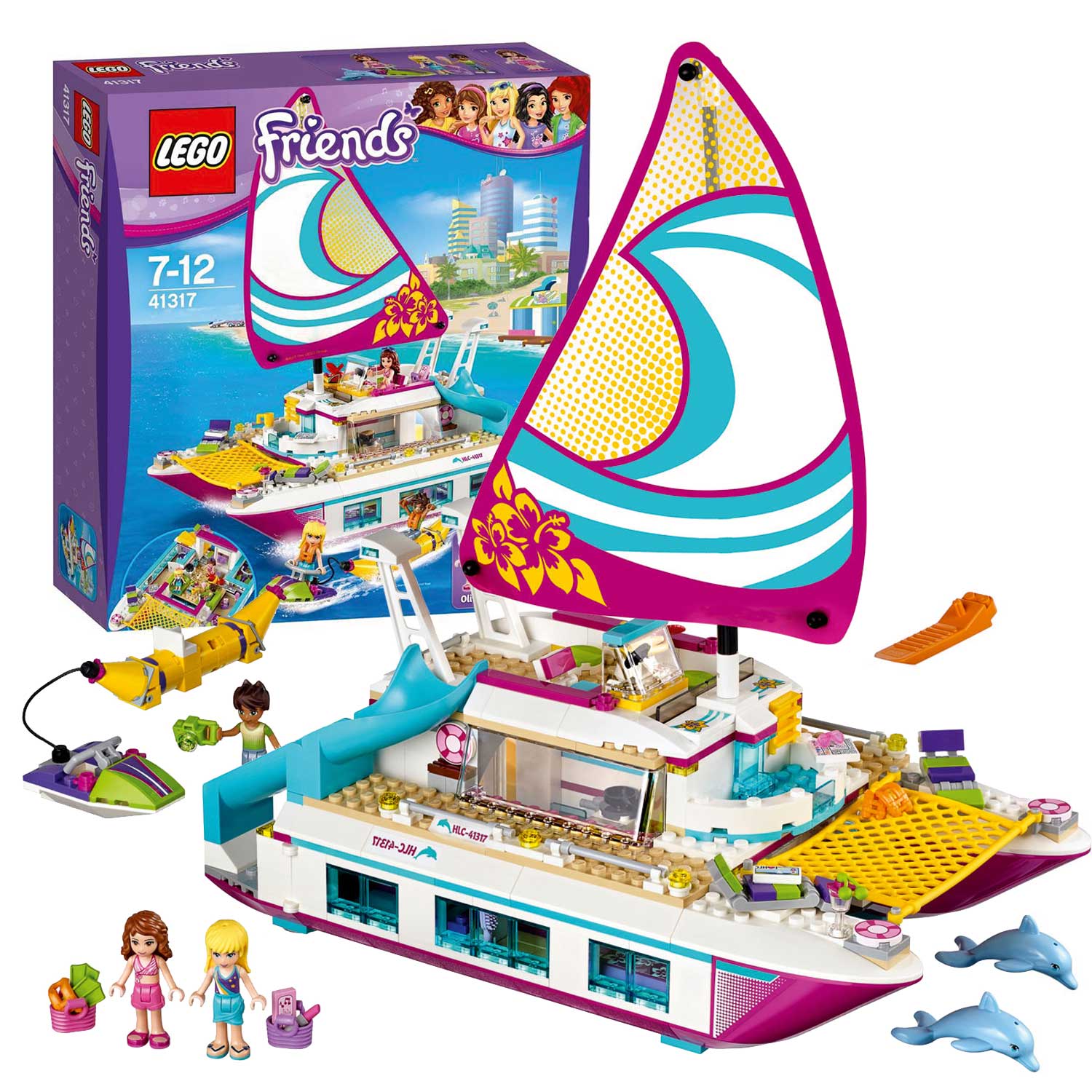 lego friends yacht 41317