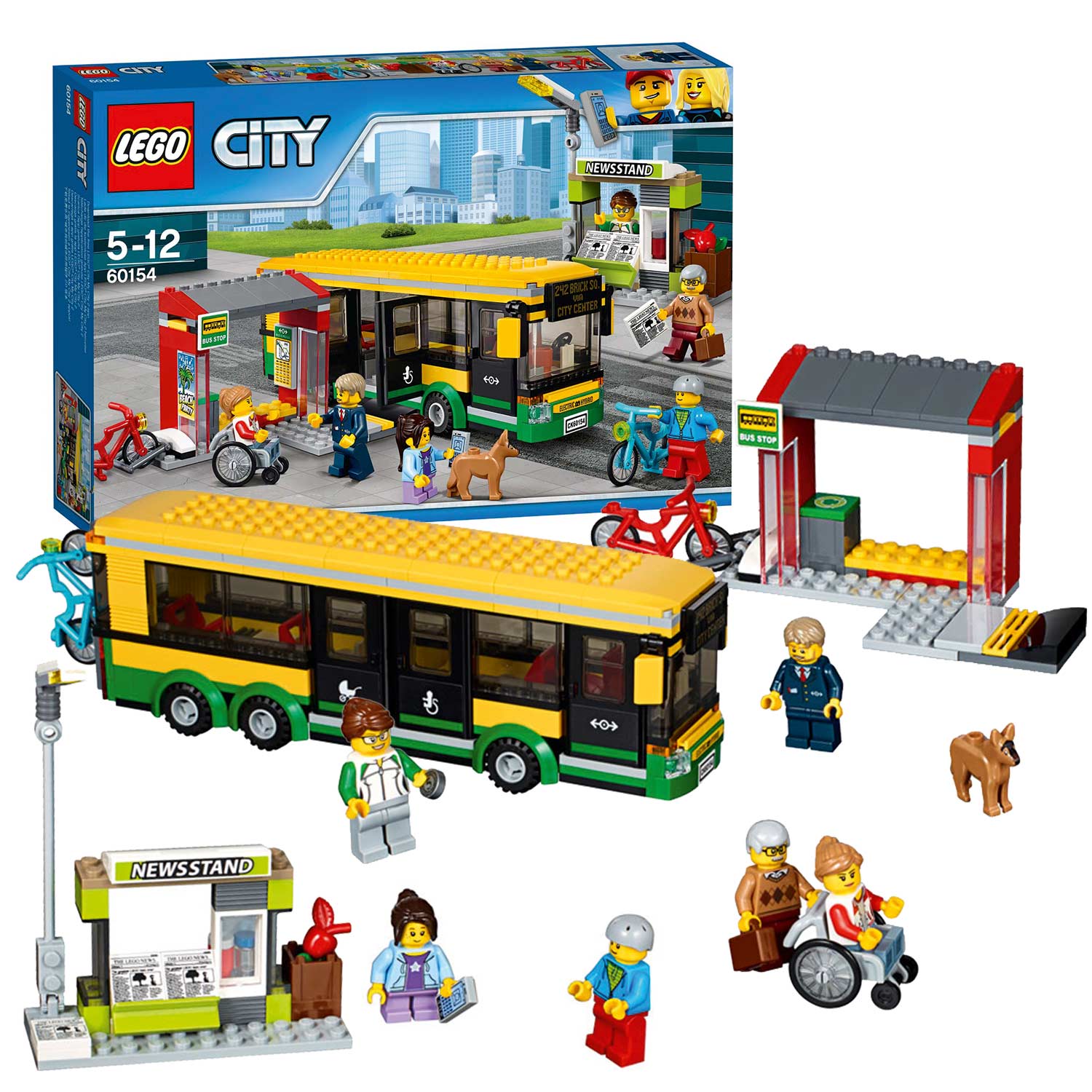 lego city bus station 60154