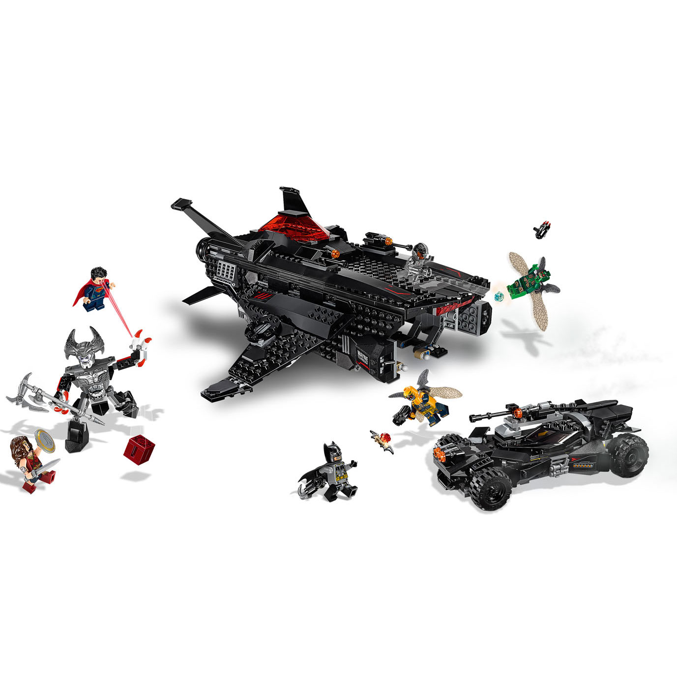 LEGO DC COMICS FLYING FOX BATMOBILE AIRLIFT ATTACK