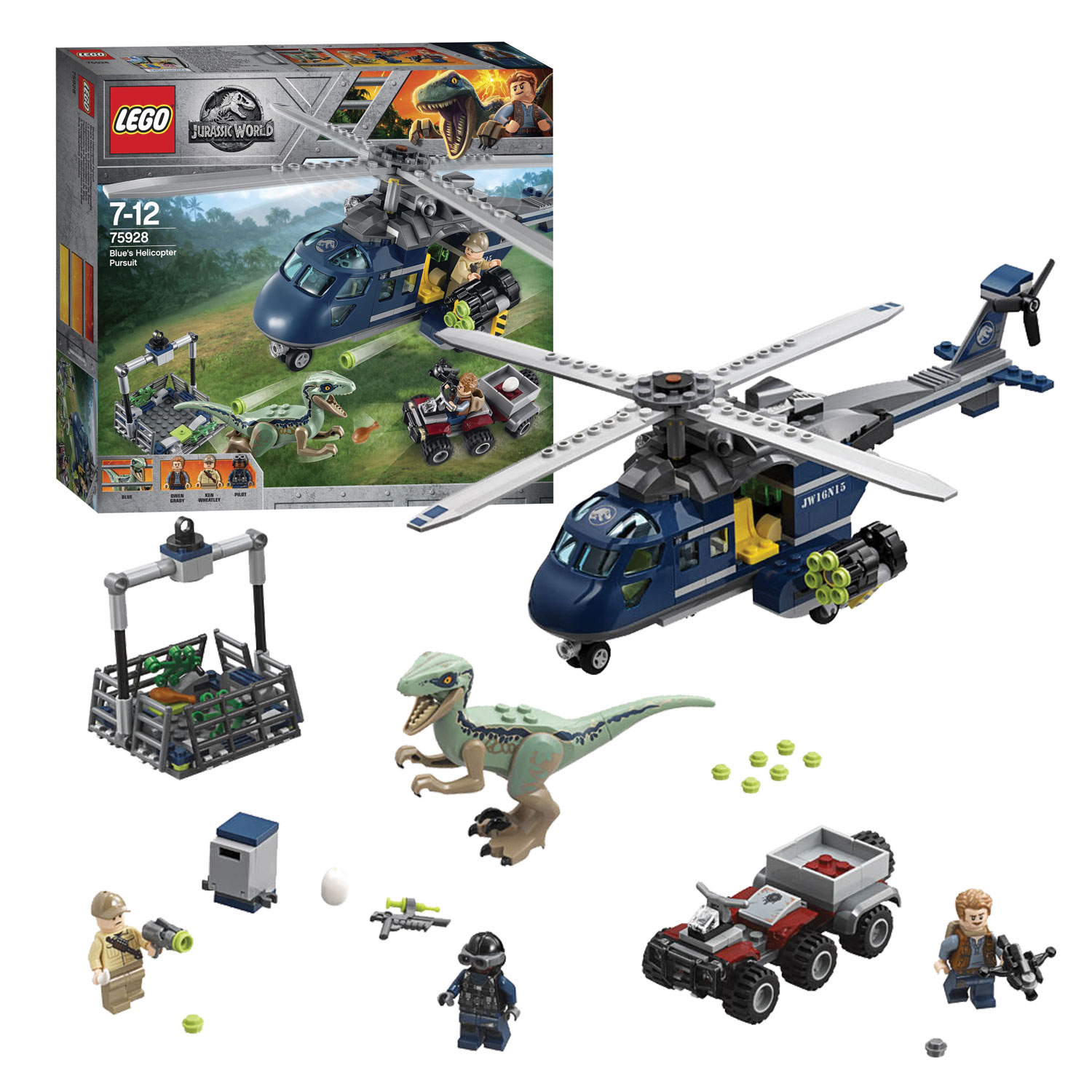LEGO Jurassic World 75928 Blue Helicopter Chase | Thimble Toys