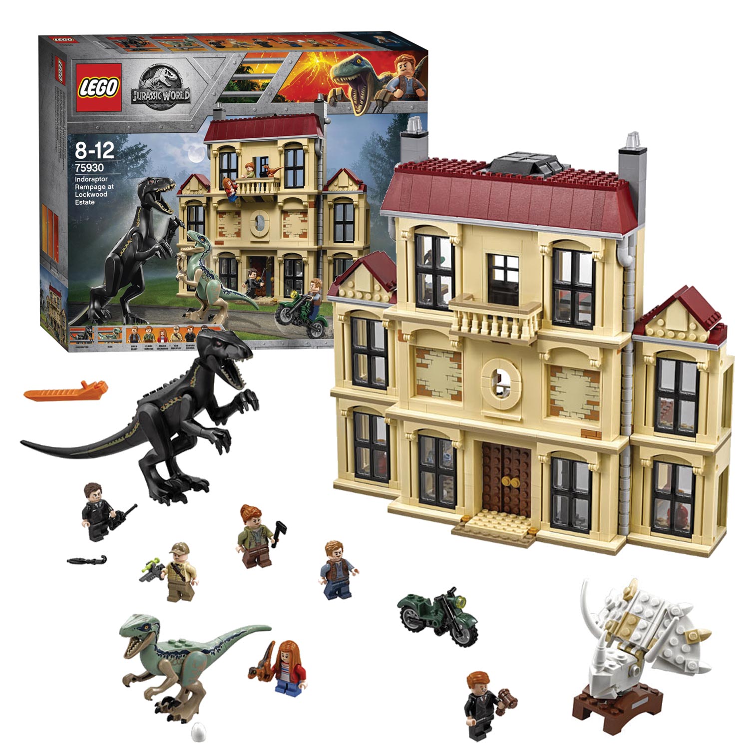Zij zijn Aannames, aannames. Raad eens Oswald LEGO Jurassic World 75930 Indoraptorchaos at Lockwood Estat | Thimble Toys