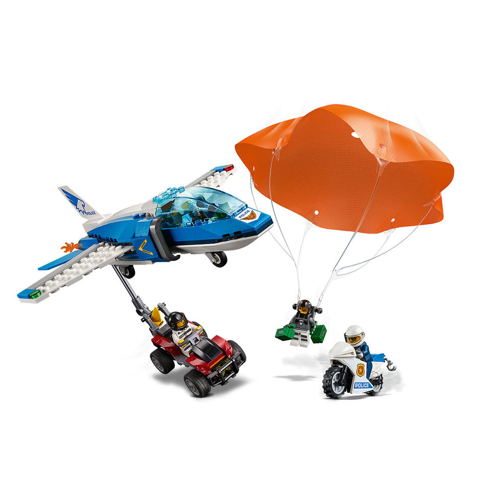 delicatesse Wind Oppervlakkig LEGO City 60208 Luchtpolitie Parachute-arrestatie | Thimble Toys