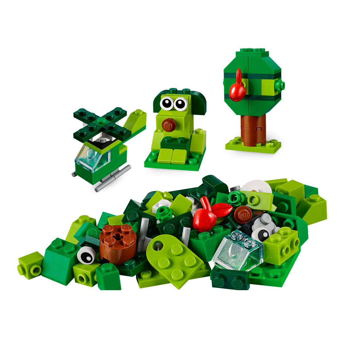 LEGO Classic 11007 Creative Green Bricks Thimble Toys