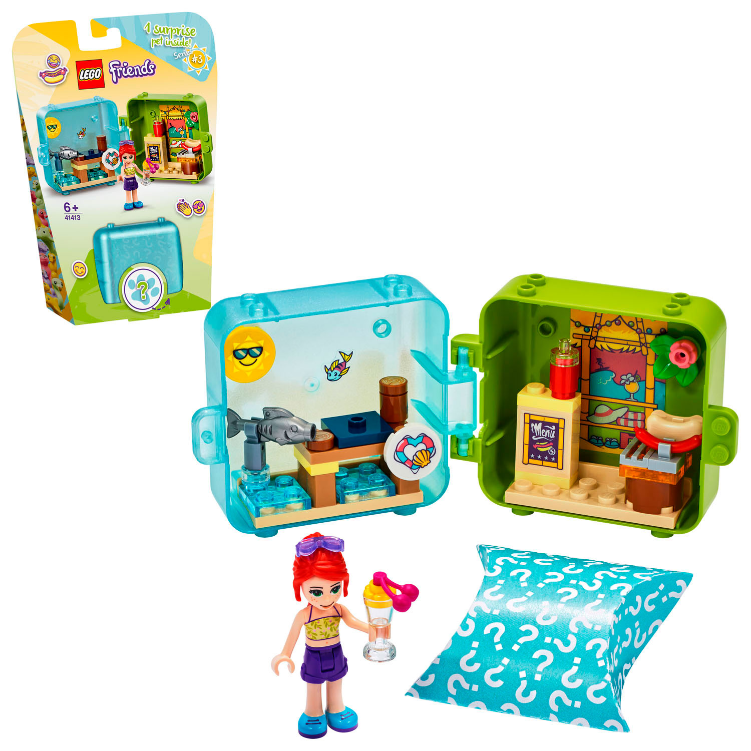 Prisnedsættelse Gå vandreture hun er LEGO Friends 41413 Mia&#39;s summer play cube | Thimble Toys