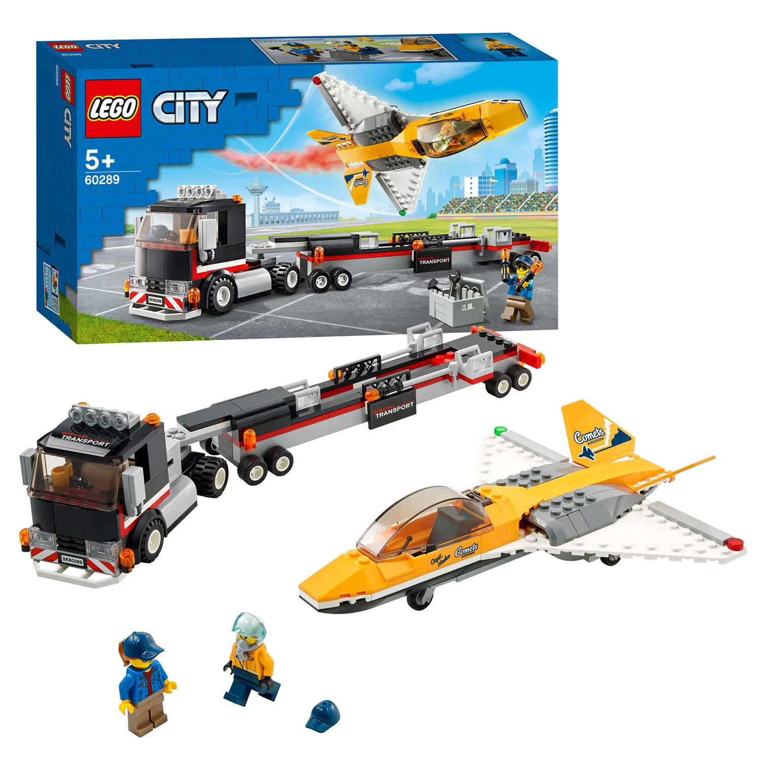 hestekræfter Hysterisk Opførsel LEGO City 60289 Air Show Transport | Thimble Toys