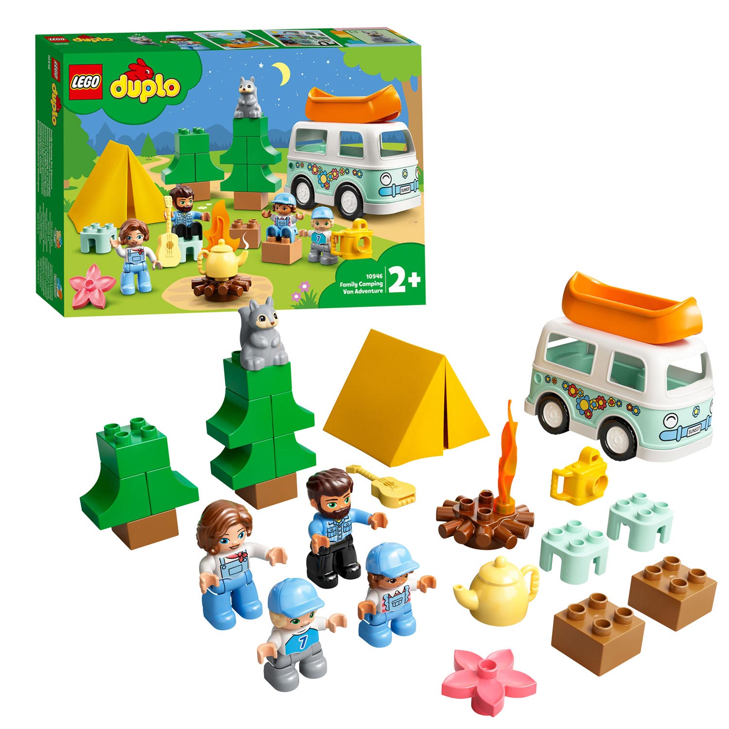 scherm Presentator vasthouden LEGO DUPLO 10946 Family Camper Adventures | Thimble Toys