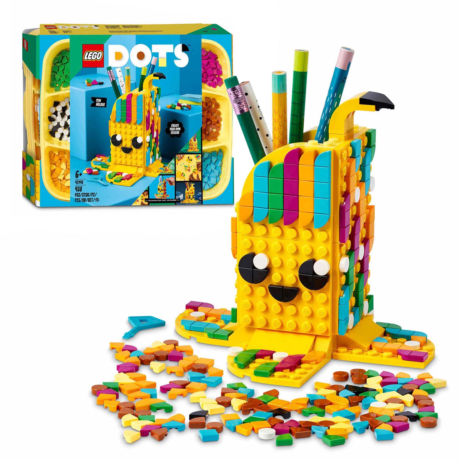41948 LEGO DOTS Lustiger Bananen-Stifthalter | Thimble Toys