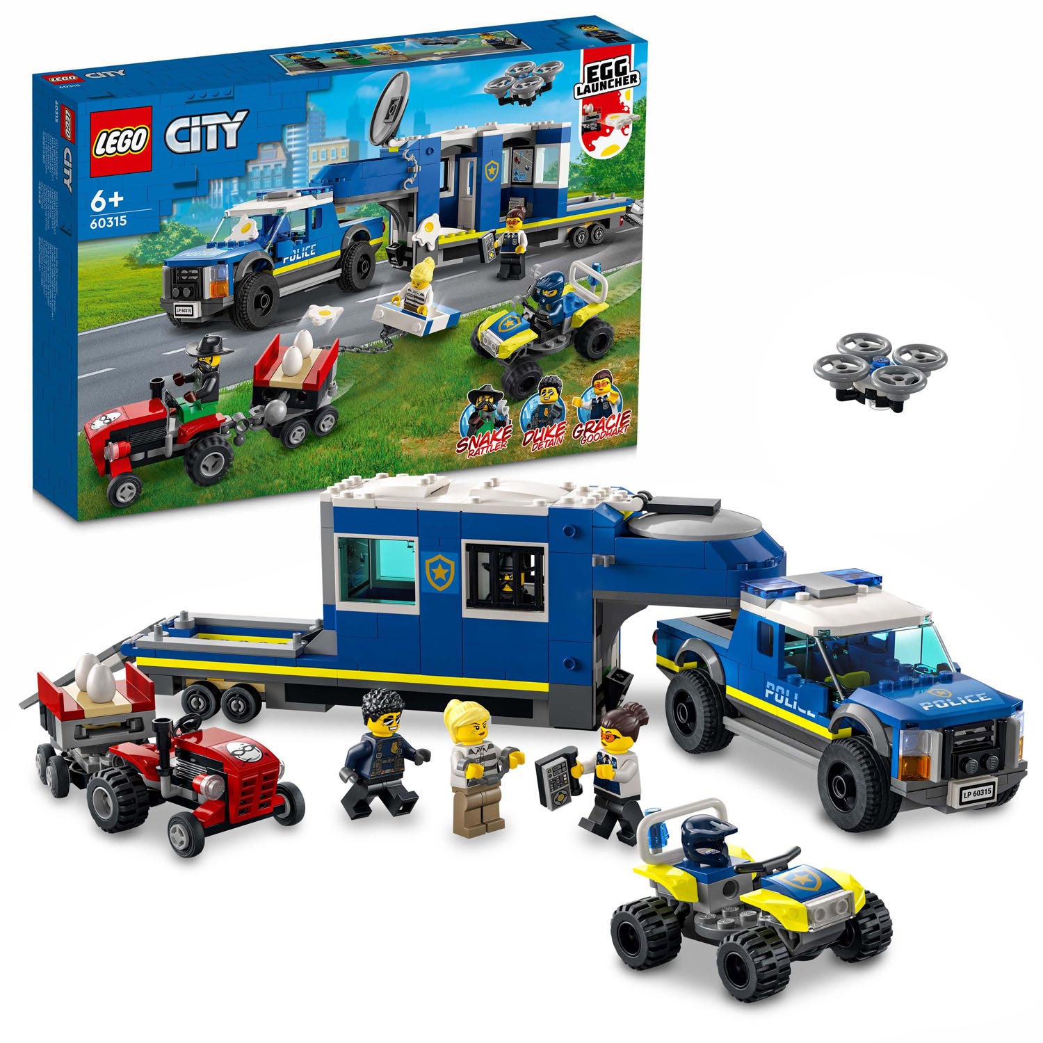 patroon potlood Ongedaan maken LEGO City 60315 Mobile Command Car Police | Thimble Toys