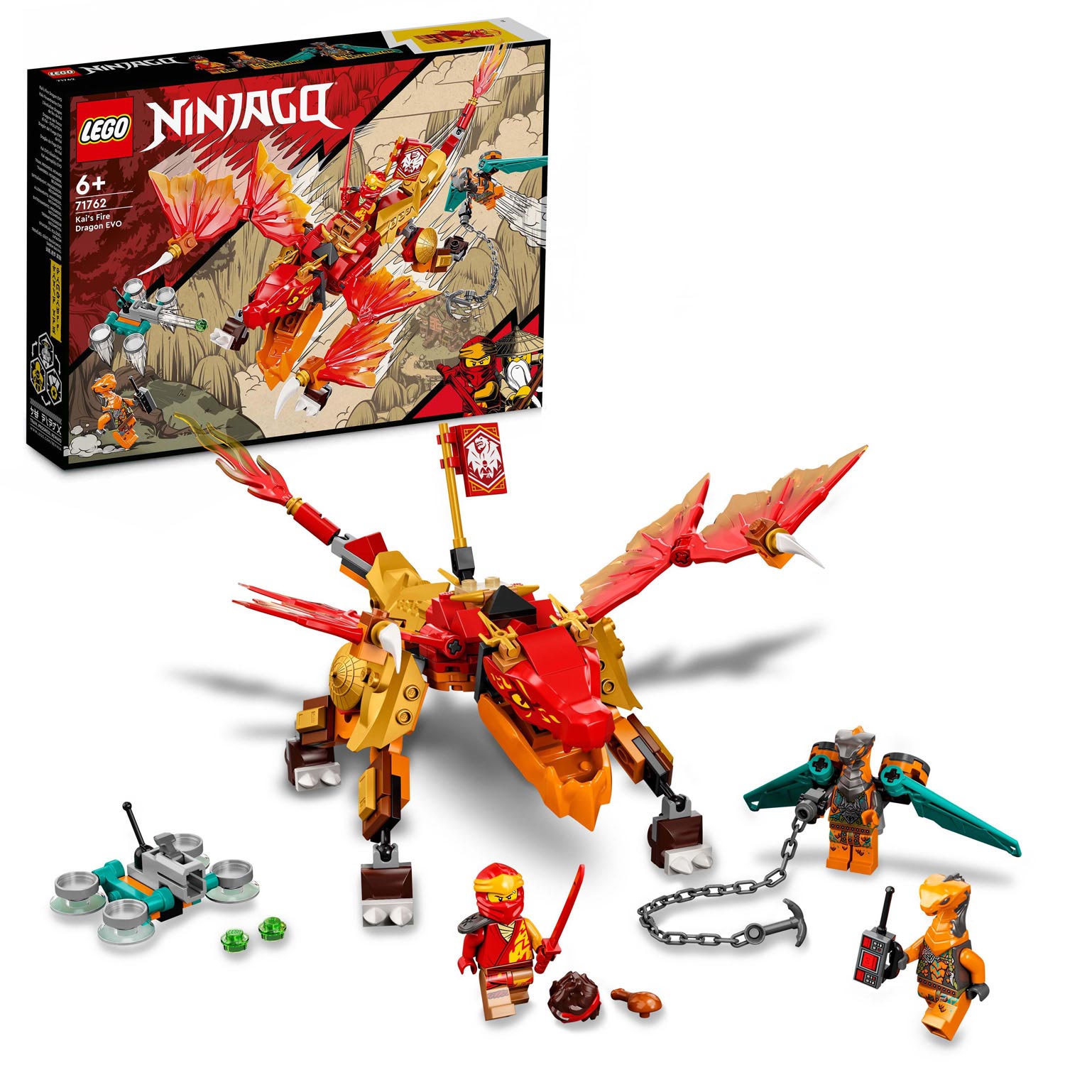 71762 Kai's Fire Dragon EVO | Thimble Toys