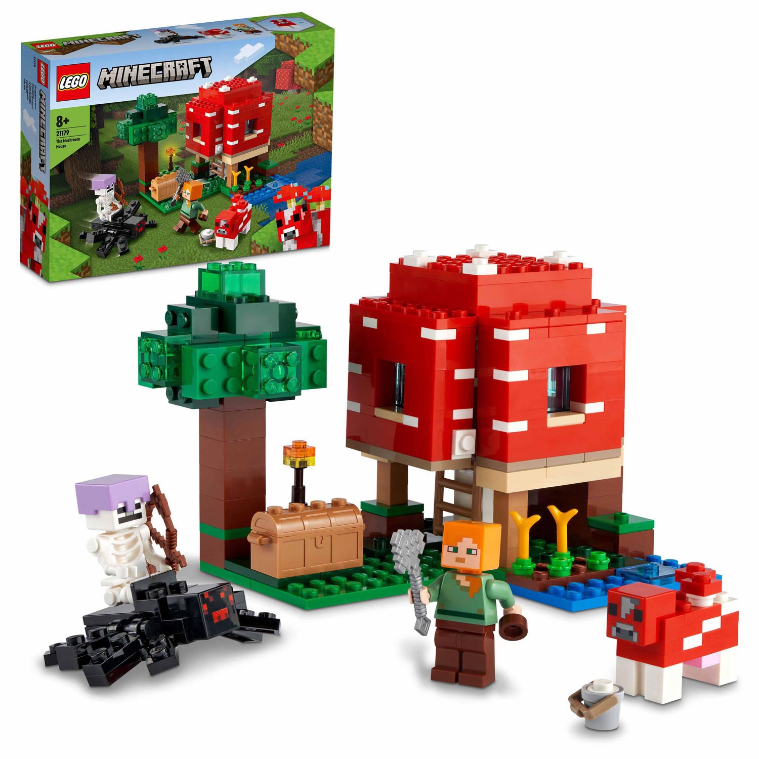 LEGO | Das Minecraft 21179 Thimble Pilzhaus Toys