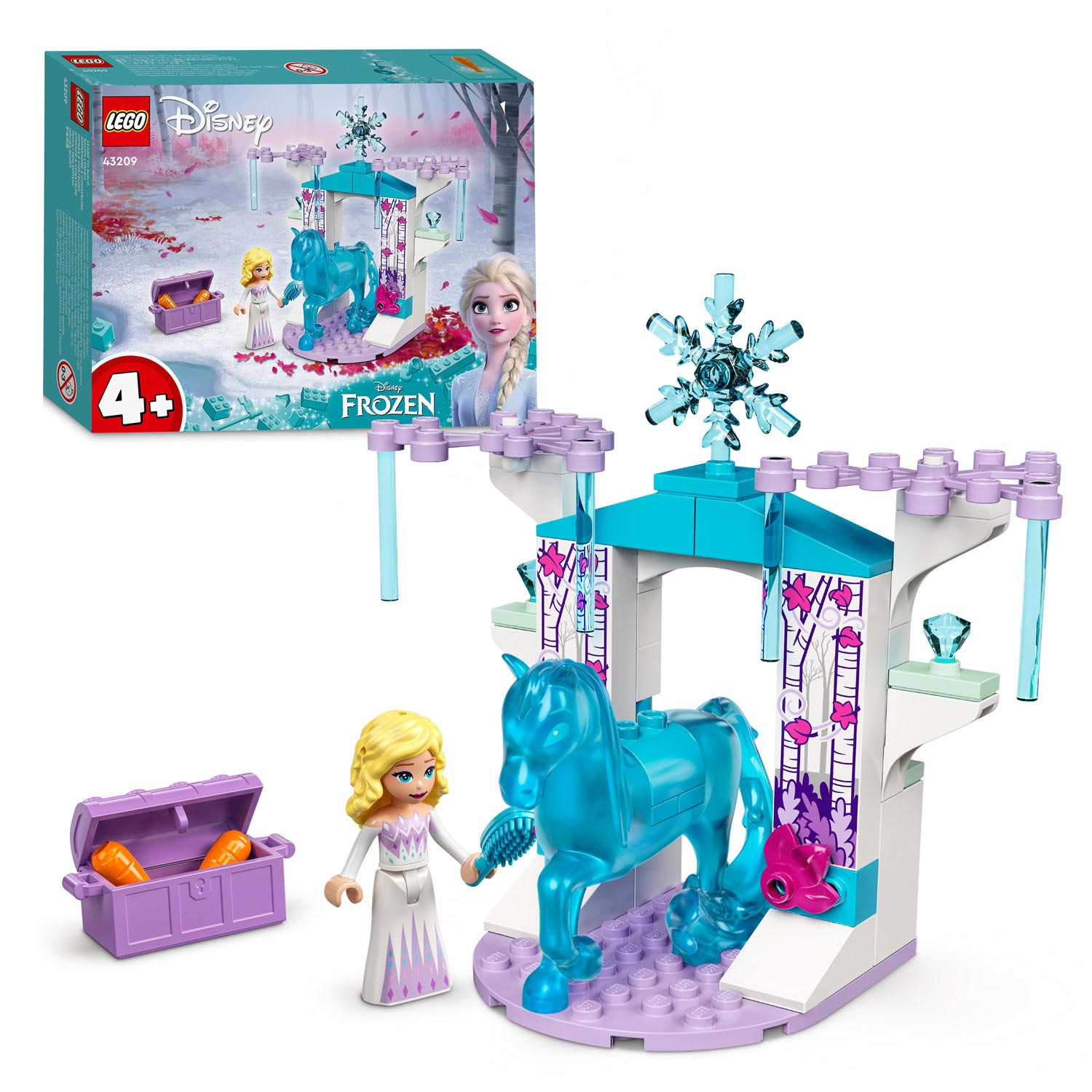LEGO Disney Princess 43209 Elsa and the Nokk Ice Stable Thimble Toys