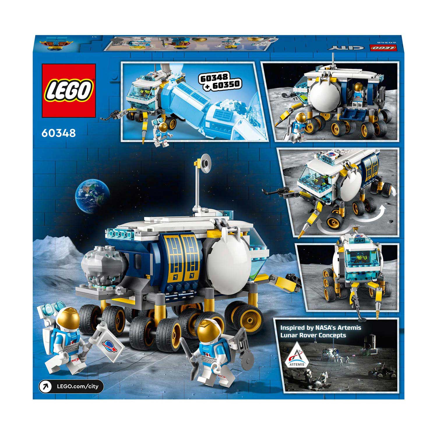 LEGO City Space Port 60348 Moon Chariot Thimble Toys