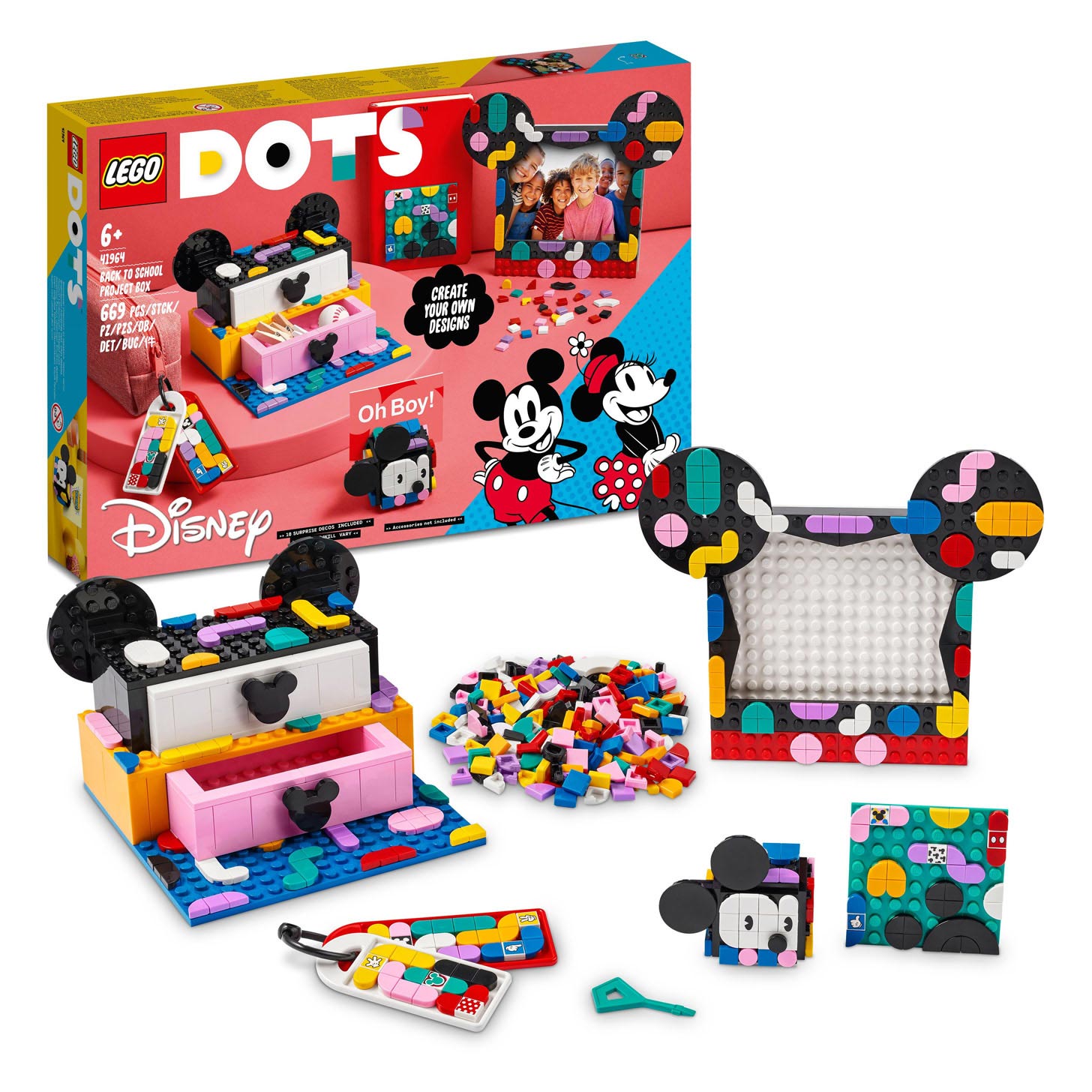 LEGO DOTS 41964 Mickey und Minnie Mouse: Zurück zur Schule | Thimble Toys