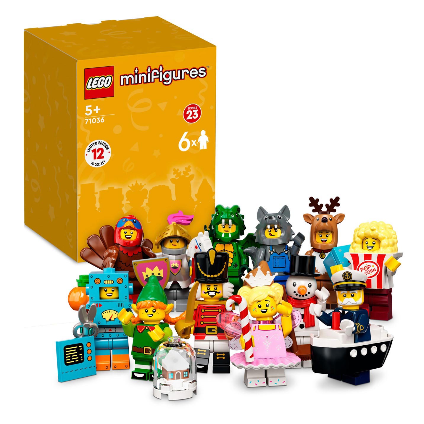 Vertolking Negende Perceptie LEGO Minifiguren Serie 23 - Set van 6 Losse Poppetjes | Thimble Toys