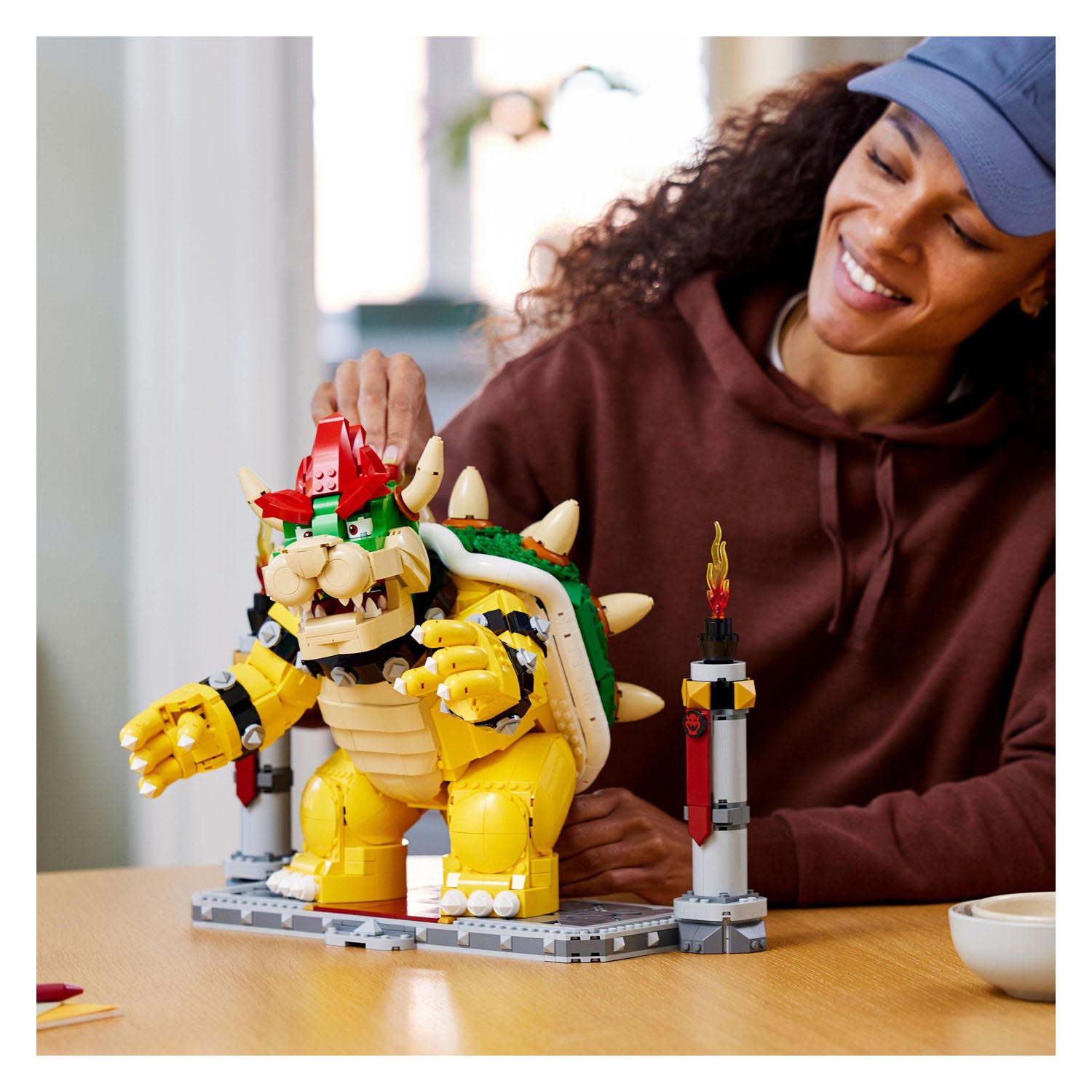 LEGO Super Mario The Mighty Bowser 71411, 3D Model Building Kit