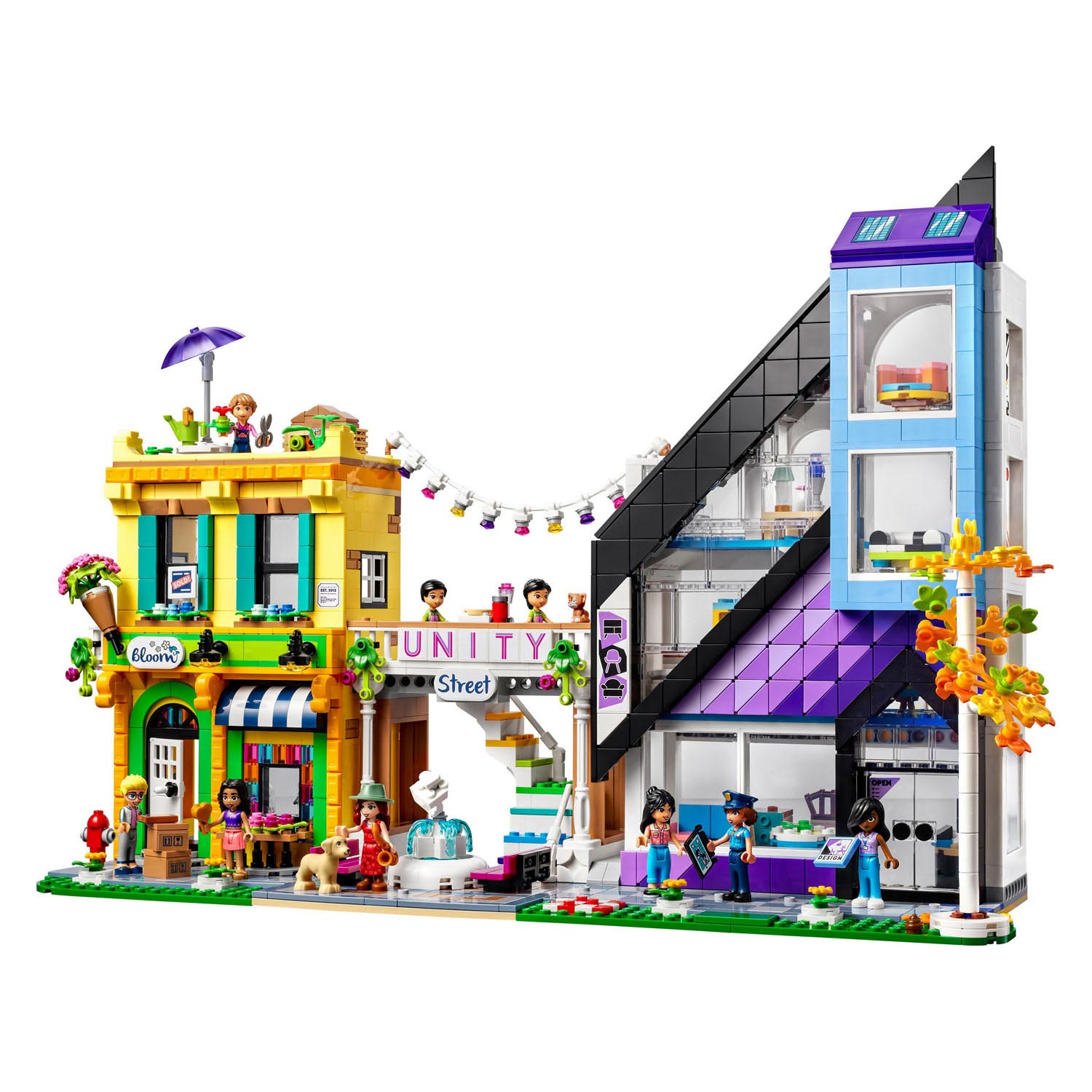 Citroen blok Zaklampen LEGO Friends 41732 City Flower and Decoration Shop | Thimble Toys
