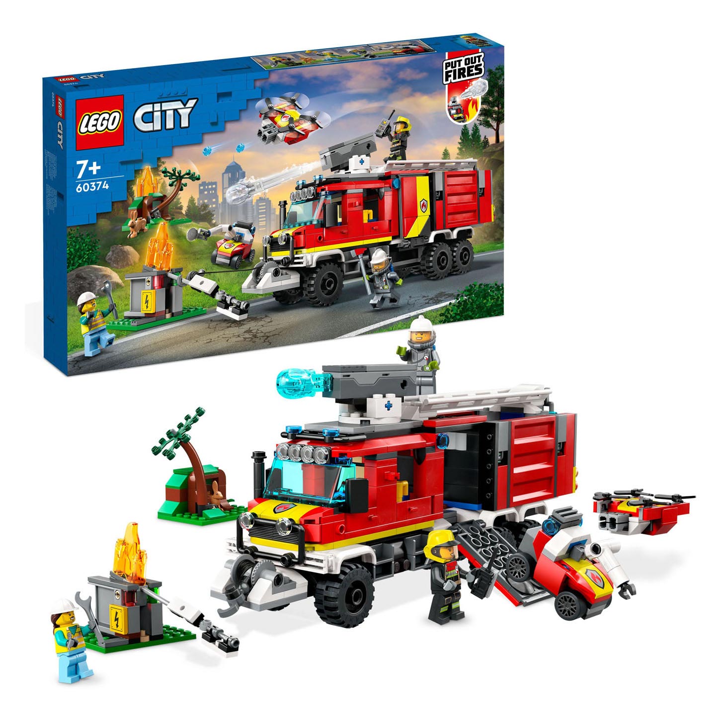 Doorweekt Vermenigvuldiging Overweldigend LEGO City 60374 Fire Truck | Thimble Toys