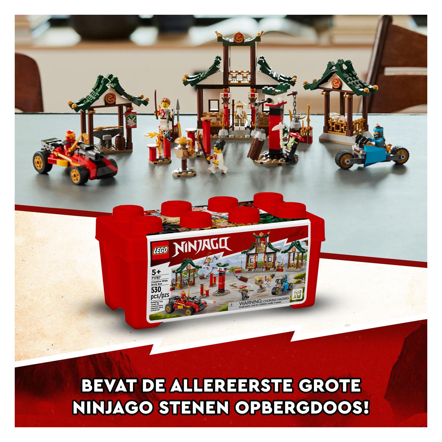 been Versterken ginder LEGO Ninjago 71787 Creatieve Ninja Opbergdoos | Thimble Toys