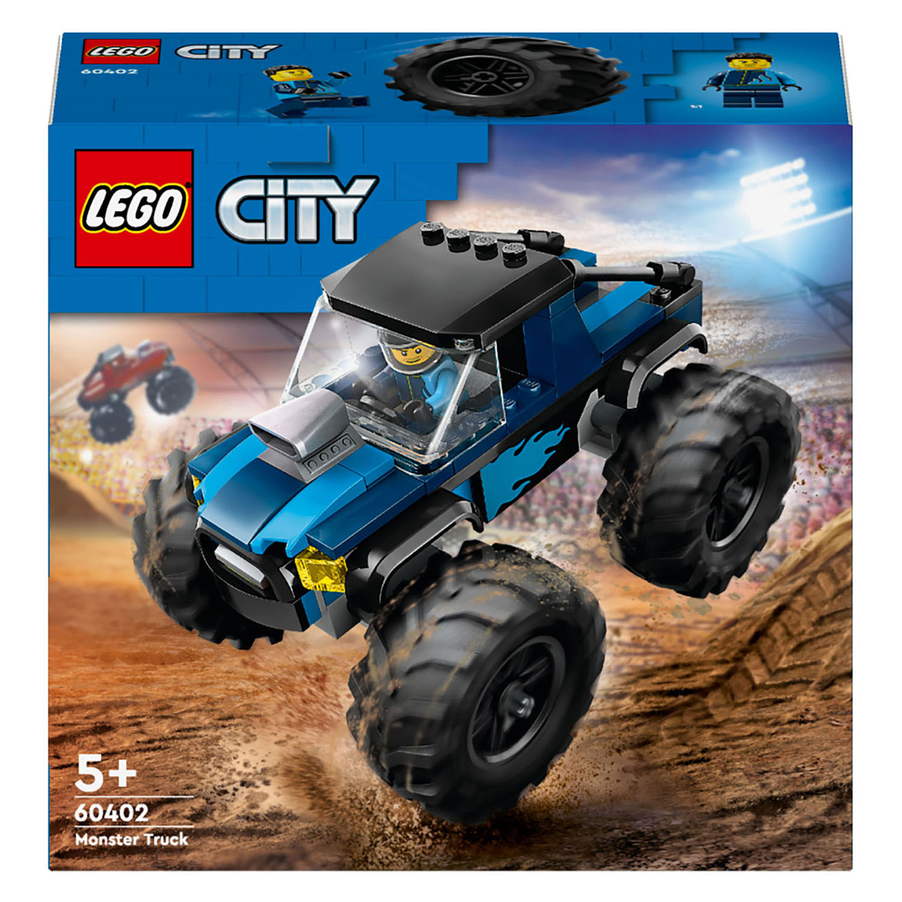 LEGO City Le camion monstre bleu Jouet 60402