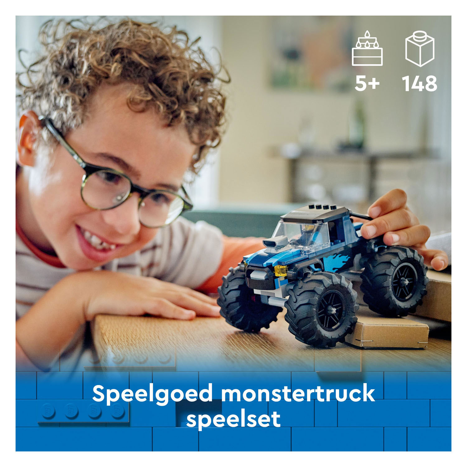 Blue Monster Truck 60402, City