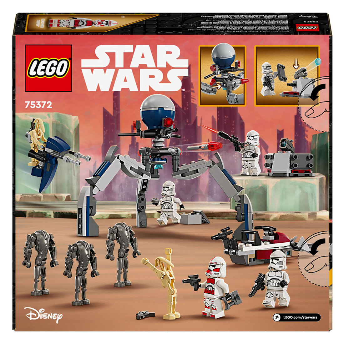 LEGO Star Wars 75372 Clone Trooper and Battle Droid Battle Pack