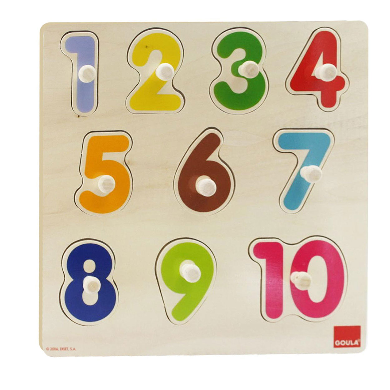 Jeu de Puzzles Tangram coloré Goki