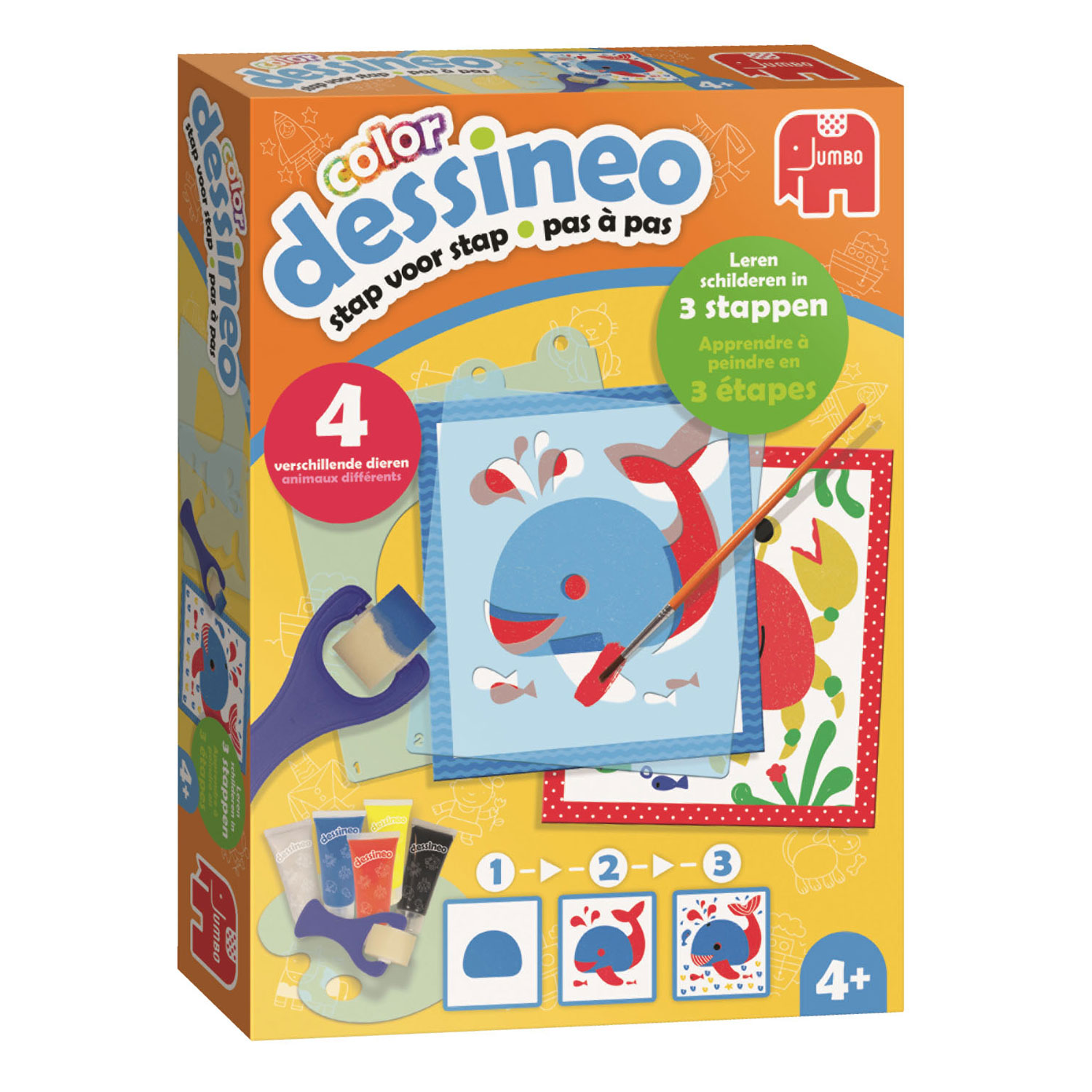 Dessineo Color Painting with Templates - Animals