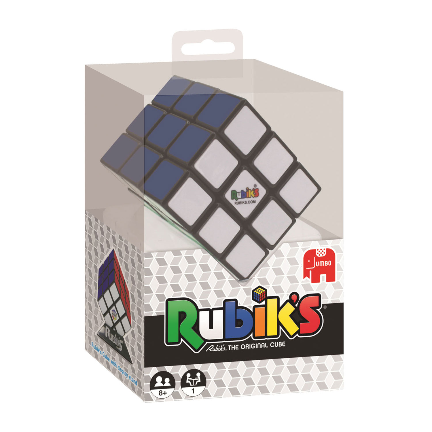 Rubiks Cube 3x3x3 w/ Display Stand