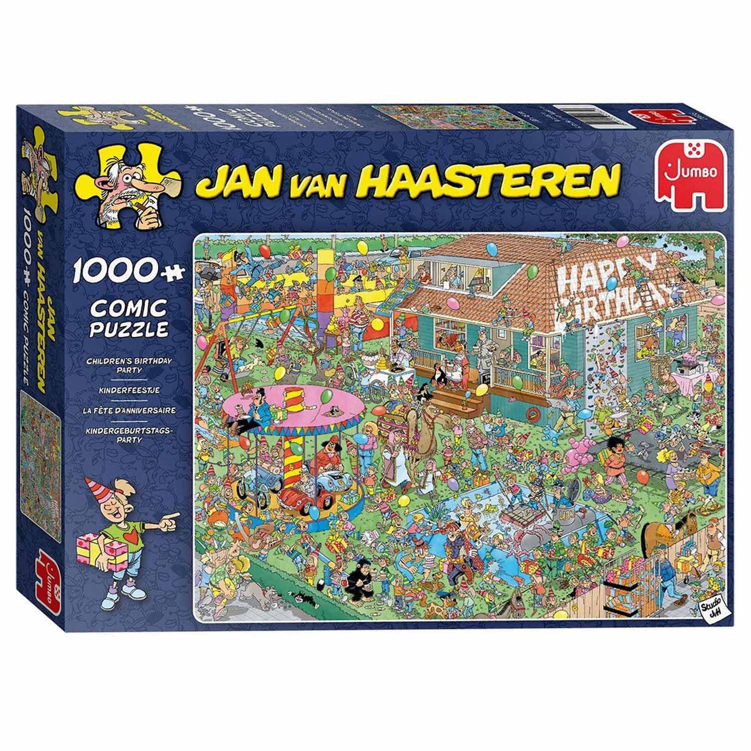 Insecten tellen Goodwill zomer Jan van Haasteren Jigsaw Puzzle - Birthday Party, 1000st. | Thimble Toys