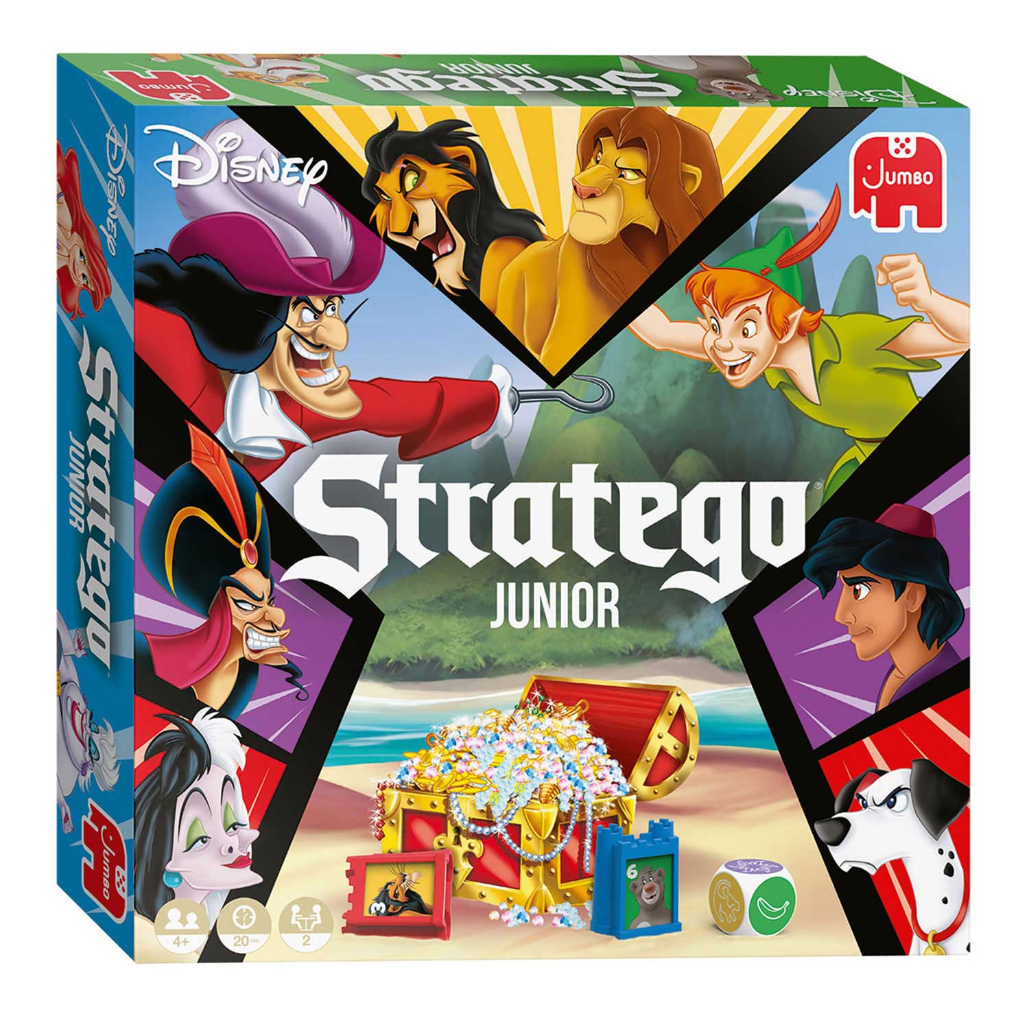 Nederigheid oosten Azijn Jumbo Stratego Junior Disney Board Game | Thimble Toys