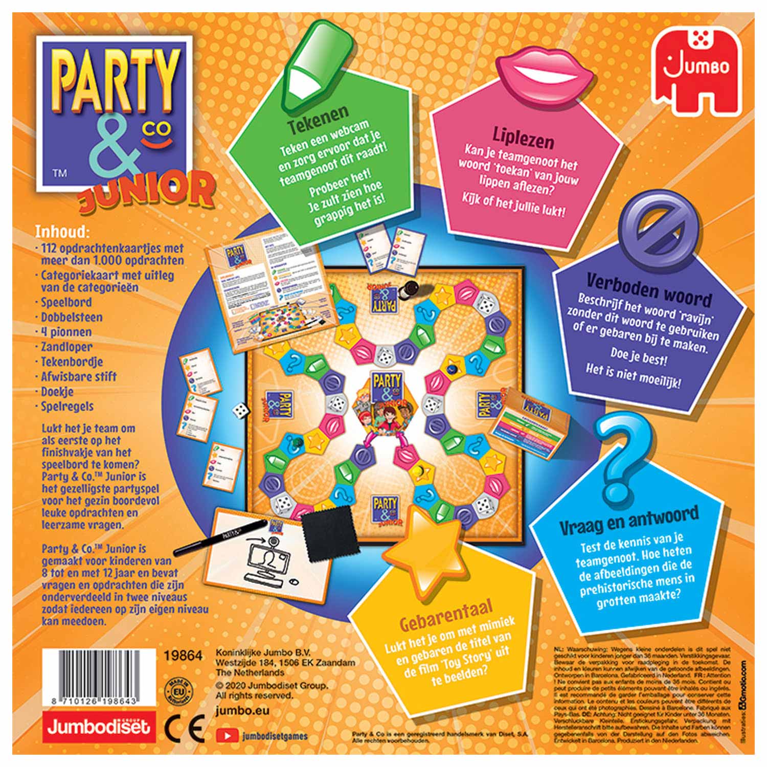 Merg Machu Picchu Afdeling Jumbo Party & Co Junior Board Game | Thimble Toys