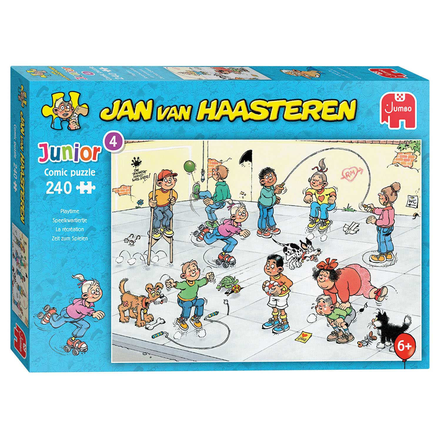 Dagelijks spek draagbaar Jan van Haasteren Jigsaw Puzzle Junior Playtime, 240st. | Thimble Toys