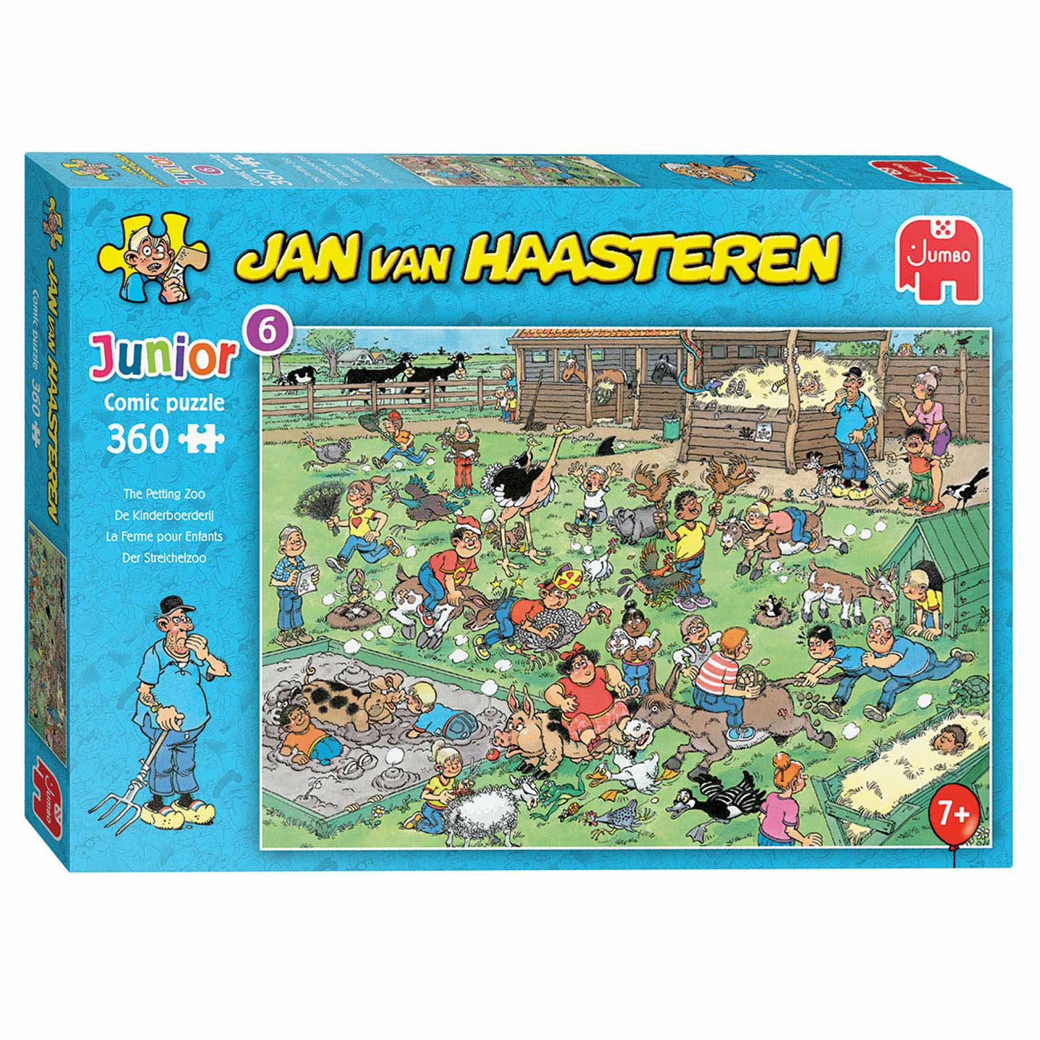 Kauwgom Puur Eigenaardig Jan van Haasteren Jigsaw Puzzle Junior The Petting Farm, 360st. | Thimble  Toys