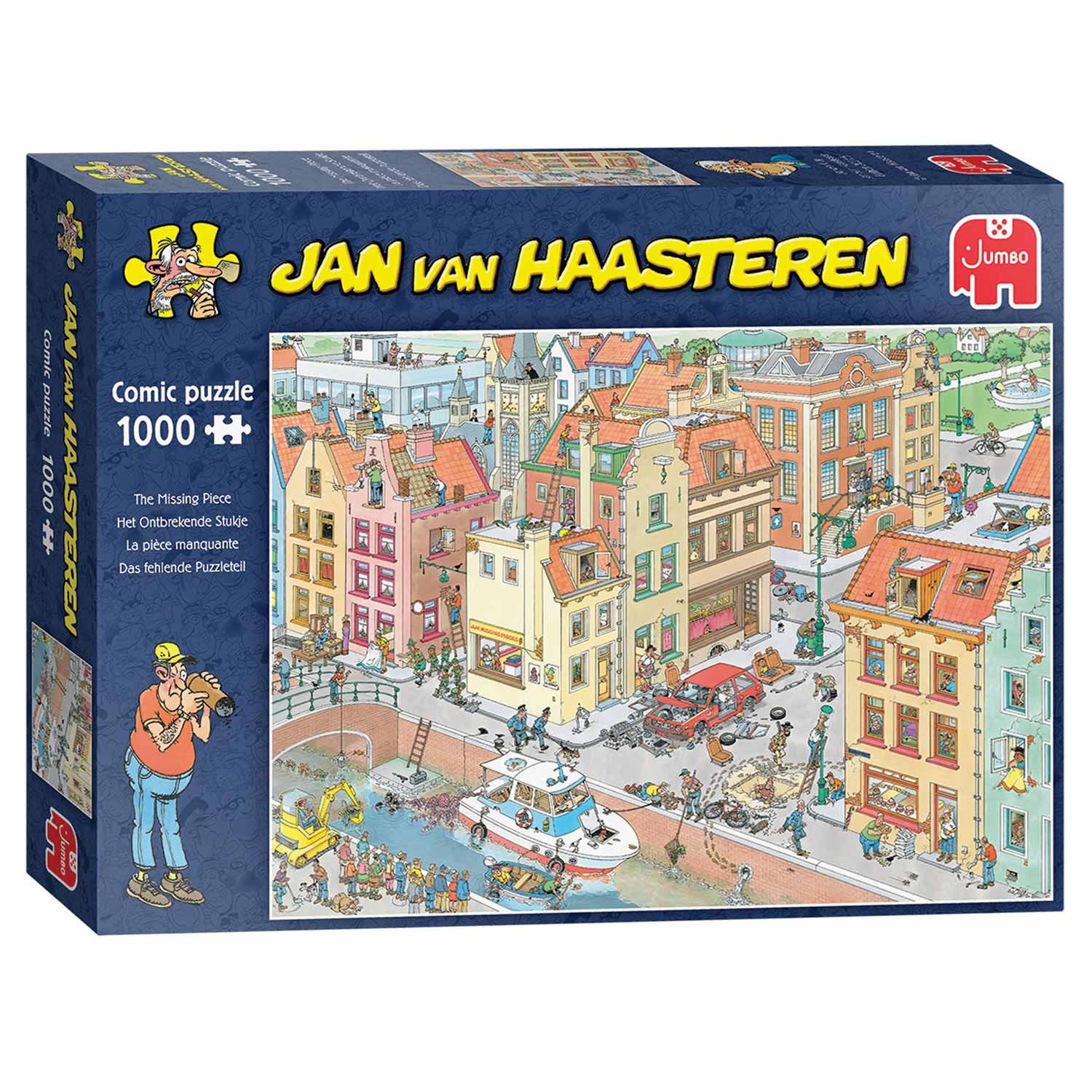 Defilé Edele zonlicht Jan Van Haasteren Jigsaw Puzzle - The Missing Piece, 1000pcs. | Thimble Toys
